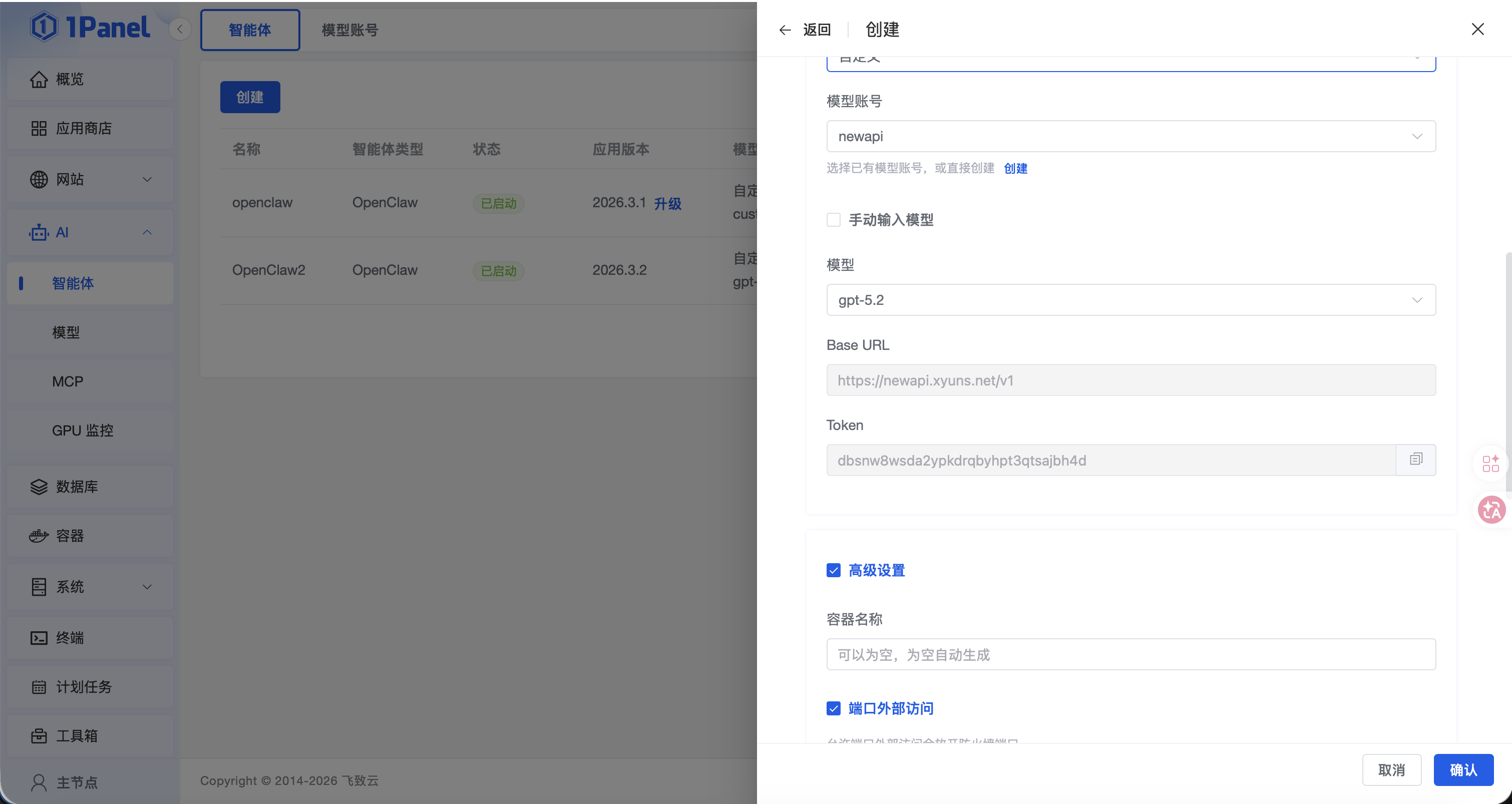 高级设置与端口外部访问